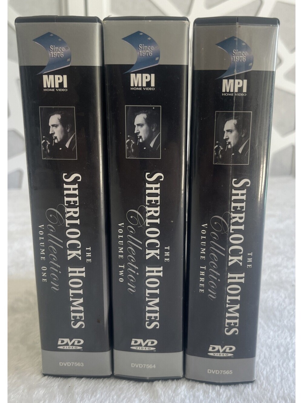 SHERLOCK HOLMES Collection Vol 1 2 3 DVD Box Set Lot Basil Rathbone MPI